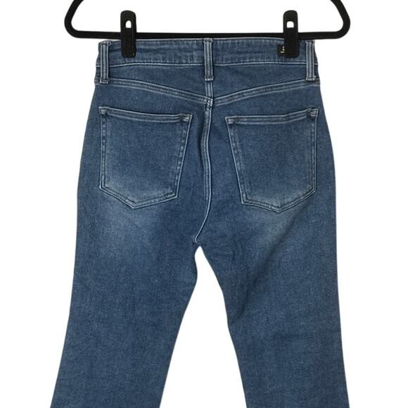 L.T.J. Letter To Juliet Straight Cropped Utility Pocket Medium Wash Jeans Sz 28 - Picture 6 of 8